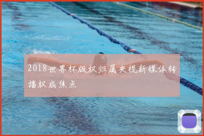 2018世界杯版权归属央视新媒体转播权成焦点