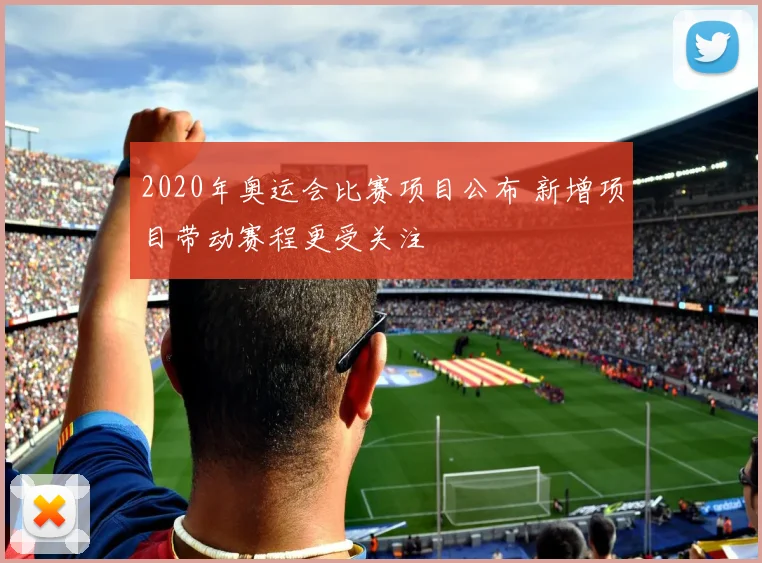 2020年奥运会比赛项目公布 新增项目带动赛程更受关注